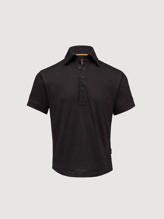 Madeira French Linen Short Sleeve Polo