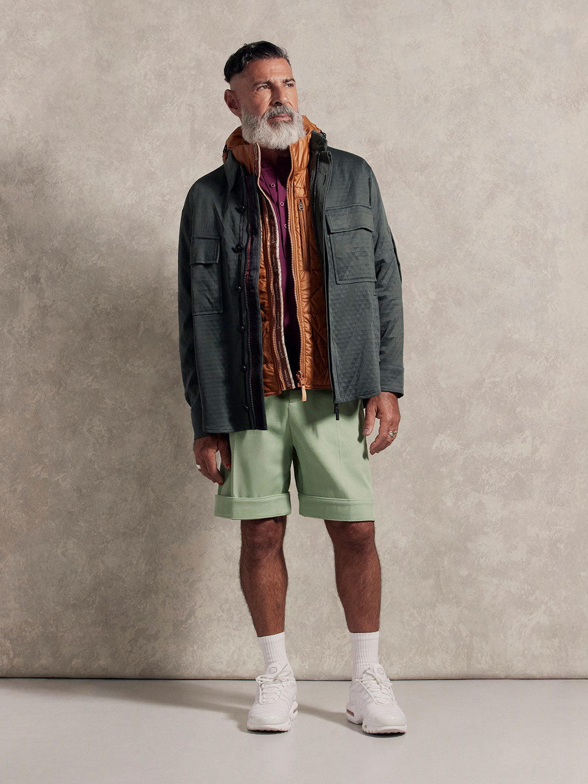 Dark Military Olive and Italian Plum